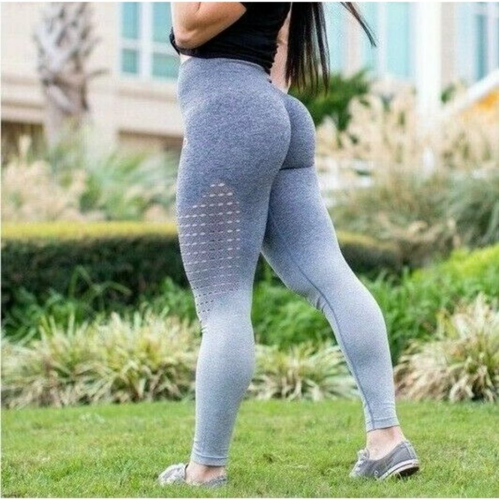 Curves & Combat Boots Seamless Ombre Leggings